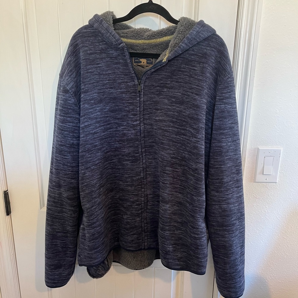 Freedom Foundry Fleece Sherpa Lined Zip Up Jacket